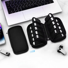 USB Flash Drive Case with Labels Thumb Drive Holder Case USB Organizer Storage Bag Organizer for USB Memory Stick B