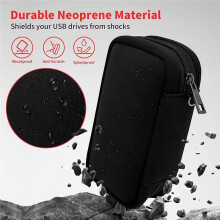 USB Flash Drive Case with Labels Thumb Drive Holder Case USB Organizer Storage Bag Organizer for USB Memory Stick B