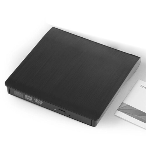 3.0 USB External DVD Drive High-Speed Portable CD/DVD +/-RW Burner for Laptop Windows Linux