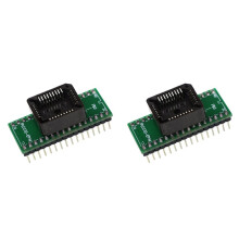 2X Adaptador de Circuito Integrado Programador Universal PLCC32 A DIP32 para TL866CS, TL866A, EZP2010, G540, SP300