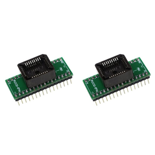 2X PLCC32 to DIP32 Universal Programmer IC Adapter Tester Socket for TL866CS TL866A EZP2010 G540 SP300