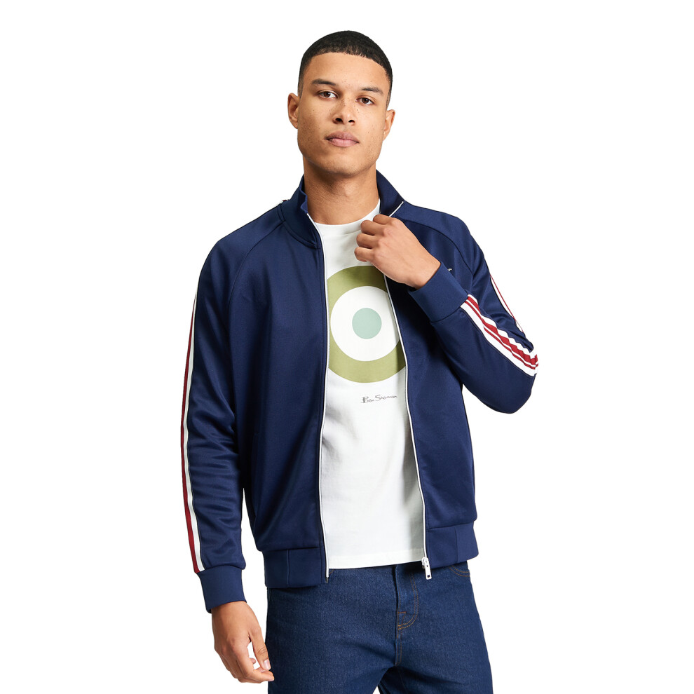 Ben Sherman (Xl, Dark Navy) Mens House Taped Track Top