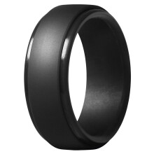 8Mm Popular Black Men Silicone Cool Rings Women Rubber Wedding Ring Environmental Sports Ring #9