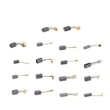 90Pcs 18 Sizes Electric Motor Carbon Brushes Replacement for Hammer Drills Circular Saws Power Tool
