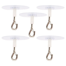 Stick Ceiling Hooks Heavy Duty Self-Adhesive Water Resistant Hooks for Ceiling Multifunctional Hooks for Wind Chimes