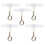 Stick Ceiling Hooks Heavy Duty Self-Adhesive Water Resistant Hooks for Ceiling Multifunctional Hooks for Wind Chimes 1