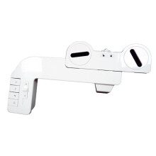Accessoire Bidet pour Toilettes Non Électrique, 2 Buses pour Lavage Frontal et Arrière, Pression Réglable, Irrigateur Fessier NA 7/8