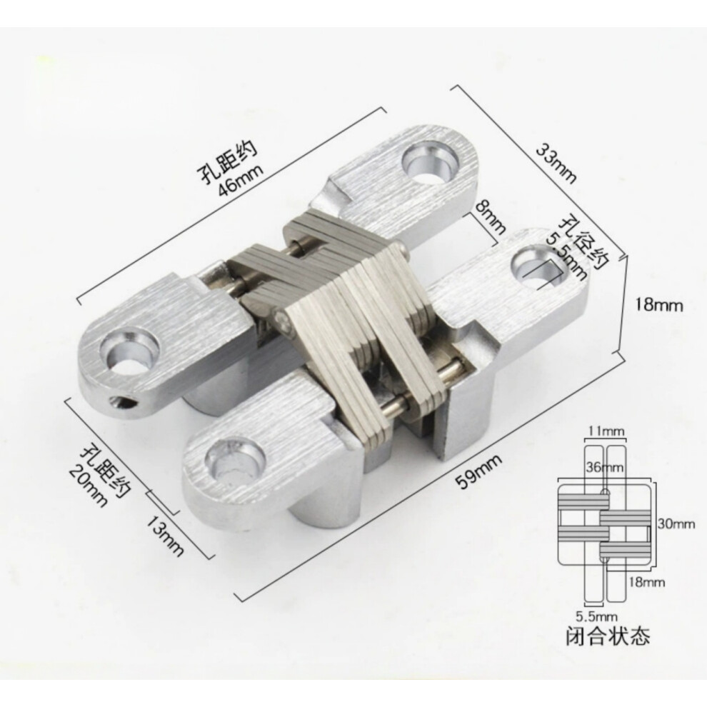 Invisible Concealed Folding Door Hinge Cross Hinge Hidden Hinge Hidden Hinge Hidden Hinge Hidden Hinge 9148293249261