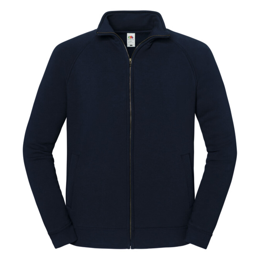 Fruit Of The Loom (4Xl, Deep Navy) Mens Iconic Premium Sweat Jacket