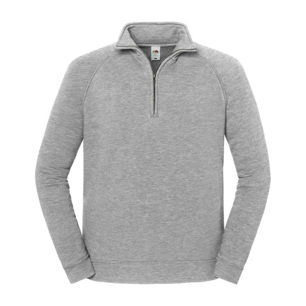 Fruit Of The Loom (Xl, Athletic Heather) Unisex Adult Iconic Premium Quarter Zip Sweatshirt