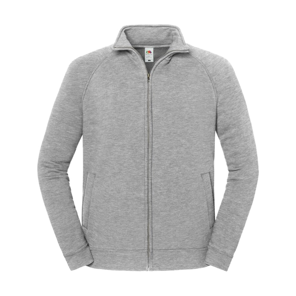 Fruit Of The Loom (L, Athletic Heather) Unisex Adult Sweat Jacket
