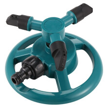 Garden Sprinklers Water Durable Rotary Three Nozzle Pipe Hose Sprinkler 360 Degree Automatic Rotating Water Sprinkler