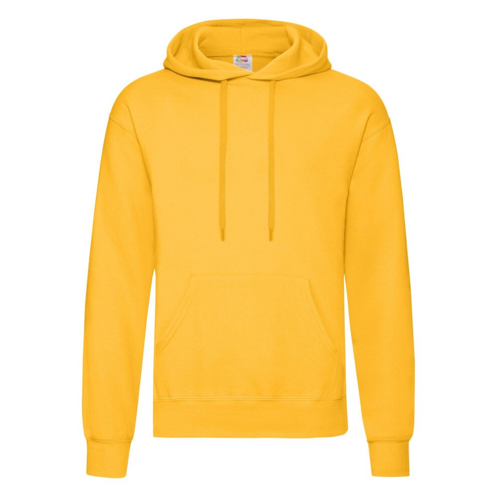 Fruit Of The Loom (S, Sunflower) Mens Hooded Sweatshirt / Hoodie Multicoloured