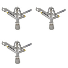 3X Innengewinde, Rotierender Wipp-Bewässerungssprinkler, Metalldüse, Landwirtschaft, Ackerland, Rasen, Automatische Bewässerungsspritze
