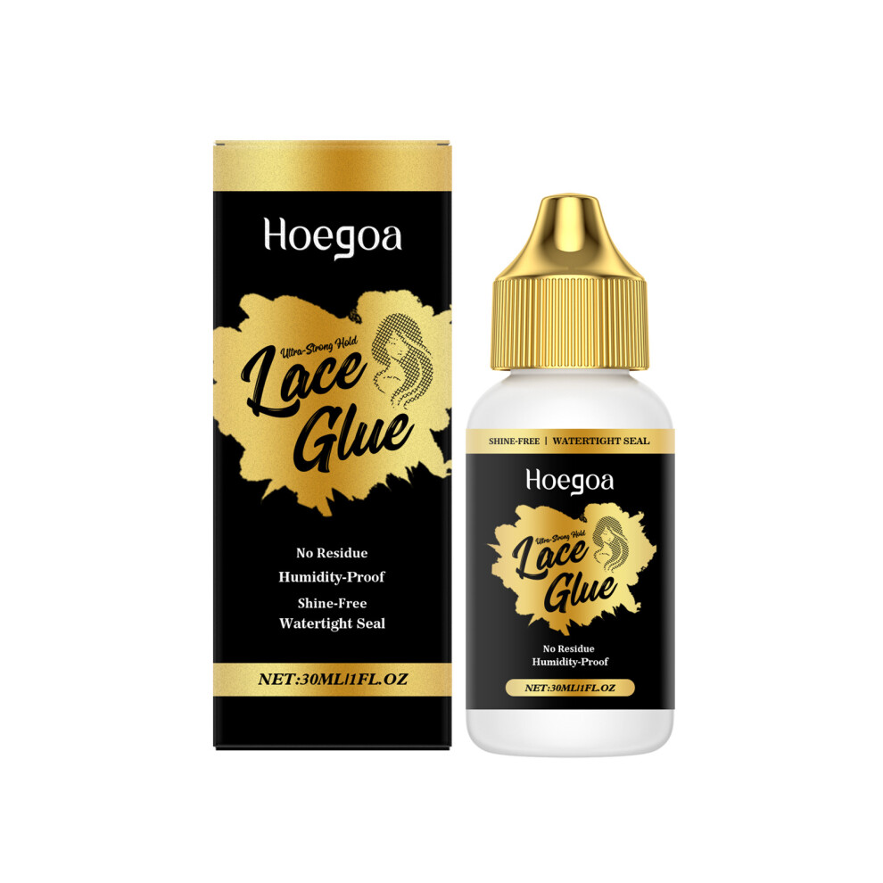 Light Hoegoa Lace Wig Styling Glue Mild Formula, Application Feel, Daily Portable Styling Glue