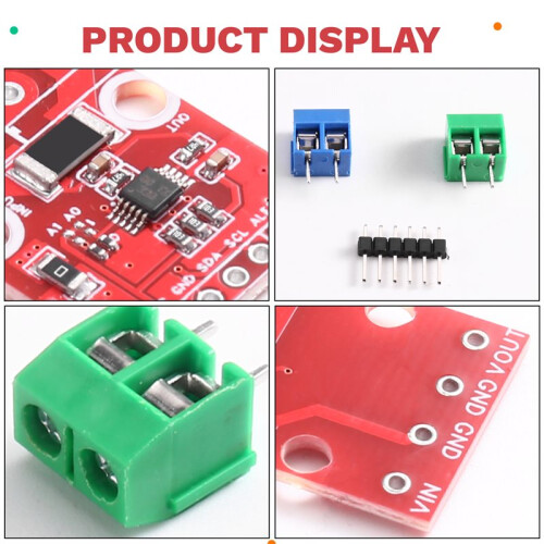 INA226 Voltage Current Module Current Voltage Monitoring Sensor Module Bi-Directional Zero-Drift Breakout Board Unwelded 1
