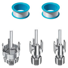 Outil de Filetage Intégré pour Tuyaux Internes et Externes avec Filières de 1 Pouce, 1/2 Pouce et 3/4 Pouce. Compatible avec les Perceuses