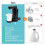 Electric Laundry Detergent Dispenser, Automatic Laundry Dispenser for Liquid Detergent, with Adapter,USB Recharg Black 5