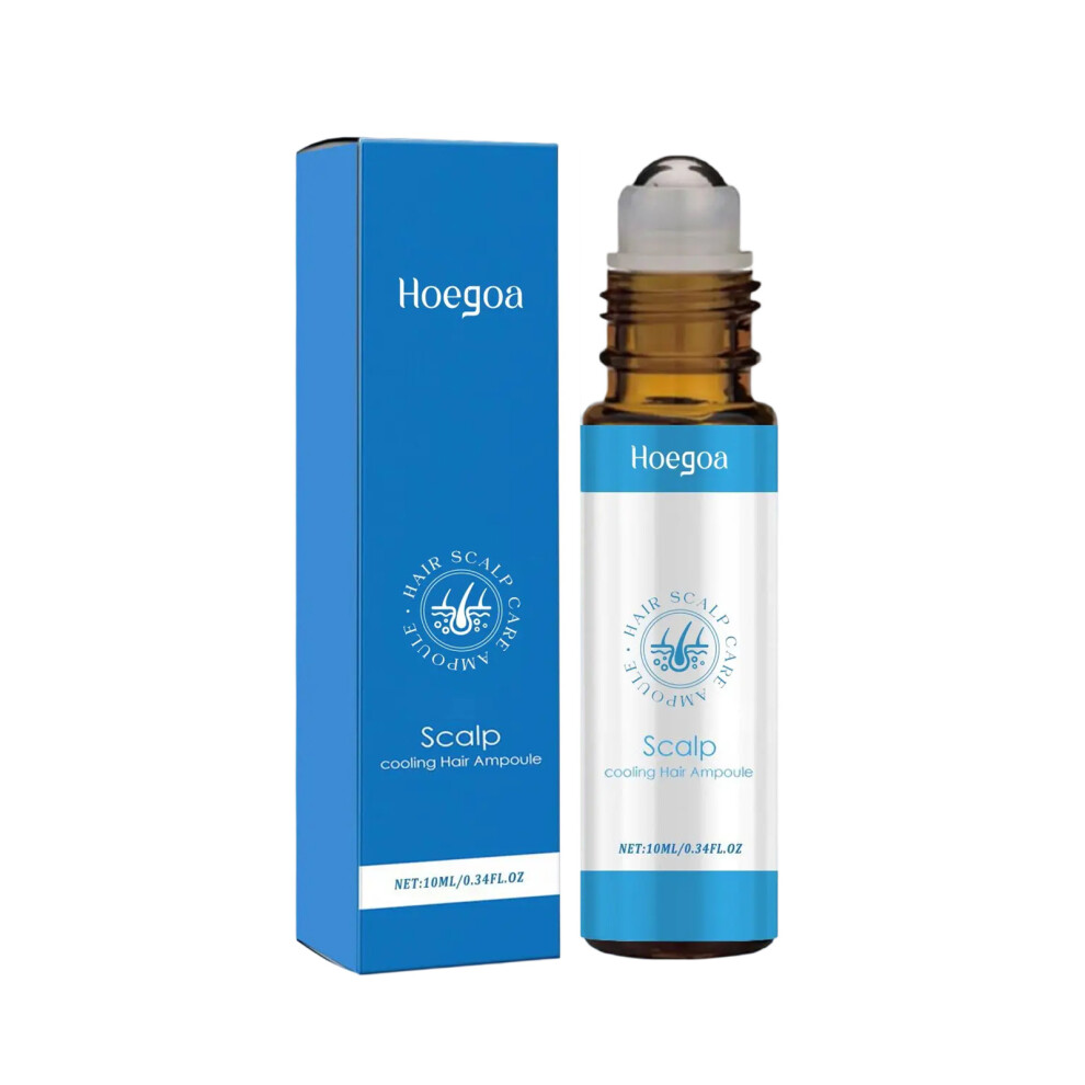 HOEGOA Scalp Nourishing Roll-on Essential Oil Massage, soothe and strengthen hair, improve dryness, smoothness and shine.