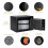 Safe Fireproof Safe with Fireproof Money Bag Sensor Light Digital Keypad Home Safe Adjustable Shelf Security Safe 5