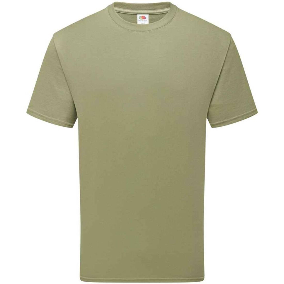 Fruit Of The Loom (Xxl, Classic Olive) Unisex Adult Cotton T-Shirt Green,Multicoloured