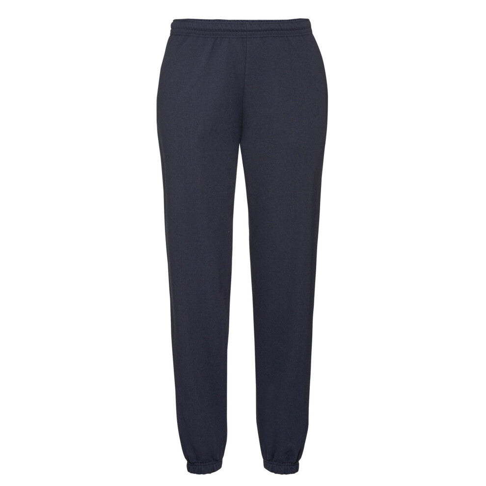 Fruit Of The Loom (Xl, Deep Navy) Mens Elasticated Cuff Jogging Bottoms