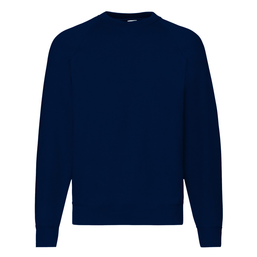 Fruit Of The Loom (2Xl, Deep Navy) Mens Raglan Sleeve Belcoro Sweatshirt Blue,Multicoloured