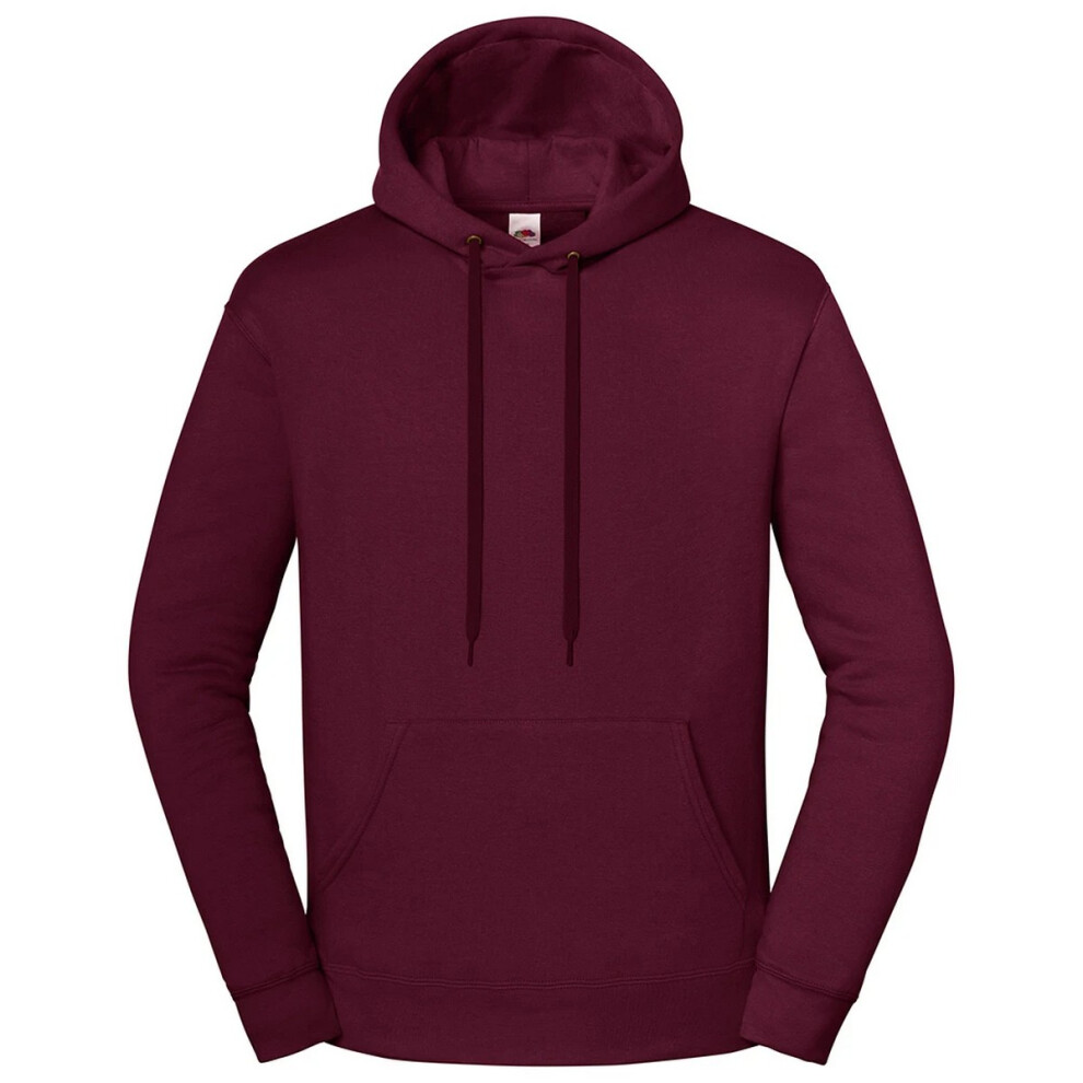 Fruit Of The Loom (Xxl, Burgundy) Unisex Adult Iconic Premium Hooded Sweatshirt Red,Multicoloured