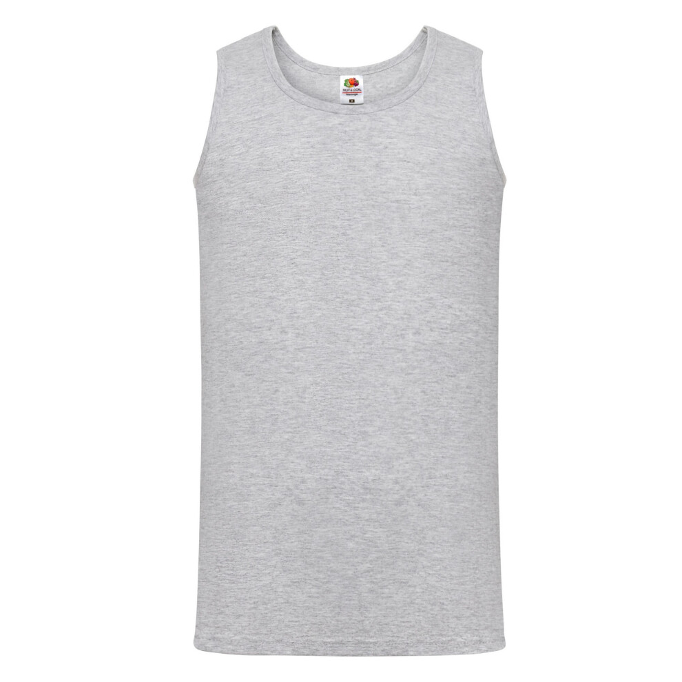 Fruit Of The Loom (5Xl, Heather ) Mens Valueweight Heather Athletic Vest Top Grey