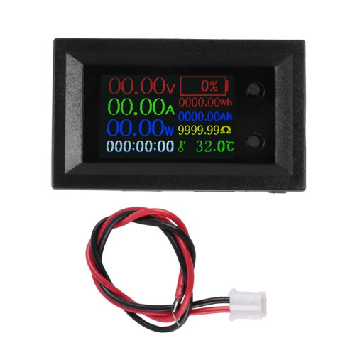 20A Voltmeter Ammeter 9In1 Multifunction Tester IPS LCD Voltage Current Power  Battery Electricity Test Meter