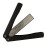 Double Sided Diamond Sharpener, Handheld Fine Coarse Diafold Blades Sharpening Stone 400/600 Grit Black 1