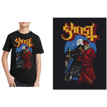 (11-12 Years, Black) Ghost Childrens/Kids Advanced Pied Piper T-Shirt
