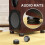4Pcs Audio Speaker Isolation Feet Turntable Damper Absorption Shock Pad for Amplifier Devices Black 6