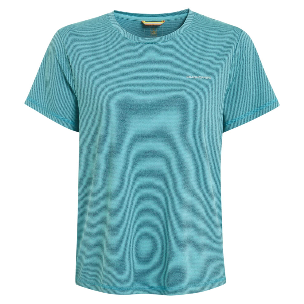 Craghoppers (6 Uk, Glazed Aqua) Womens/Ladies Ellie Ii Short-Sleeved T-Shirt Blue,Multicoloured