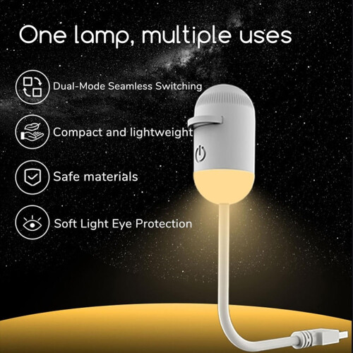 Projector Night Light, USB Portable Starry Night Light Projector for Bedroom  LED Nightlight Wall Lamp (5Slides) 2