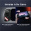 X5s  Mobil Spelkontroll för  2/ för / för Android/ för / för  , Hall-Effekt Joystick 6
