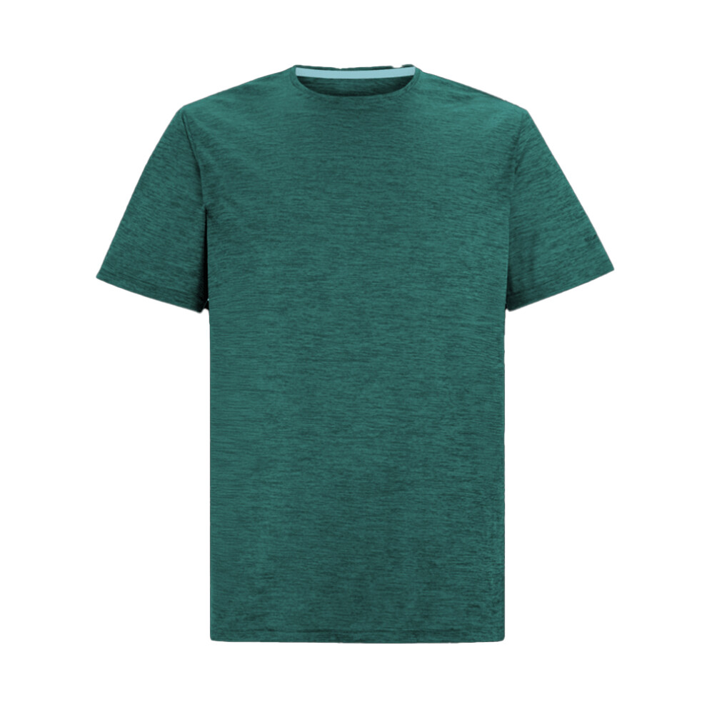 Regatta (L, Mediterranean ) Mens Fingal Edition Marl T-Shirt Green
