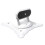 Multi Functional Projector Gimbal Desktop Bracket Lifting Bracket Wall Mounted Bracket 360 Degree Rotating Bracket White 1