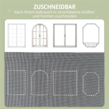 Fensterfliegengitter, Katzengitter, Ohne Bohren, Katzennetz, Kratzfest, Stabil für Alle Innenfenster, Dachfenster