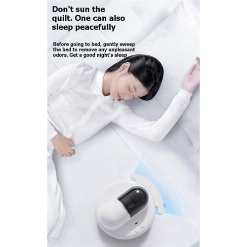 Automatic Bed Vacuum Cleaner Wireless UV Mite Remover Sterilization for Mattress Pillows Sofa Carpet Clothes 2