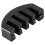Rubber Mute silencer 4/4 Violin Fiddle slight Practice Black 1