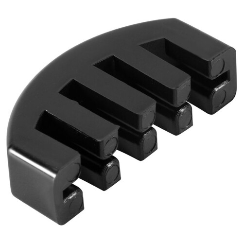 Rubber Mute silencer 4/4 Violin Fiddle slight Practice Black