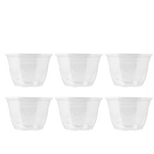 6Sets Pflanzkübel Weiß Selbstbewässernd Für Und