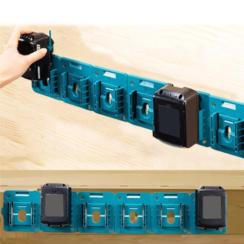 12pcs  Battery Holder Rack for BL1815 BL1820 Power Tool Storage 1