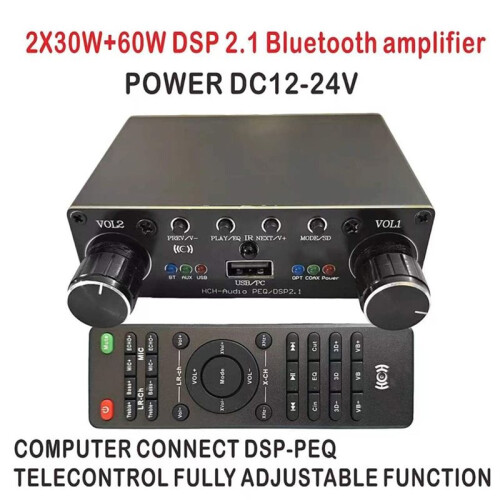 2X30W+60W 2.1  Amplifier Power Amplifier DC12-24V Subwoofer  Amplifier Board 1