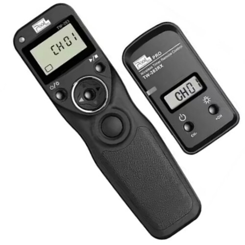 Pixel TW-283 Wireless Timer Remote Control Shutter Release (DC0) Cable for    Camera TW283 VS RC-6 2