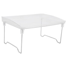 Acrylic Transparent Desktop Storage Box Student Dormitory Office Storage Rack Household Foldable Heightening Rack