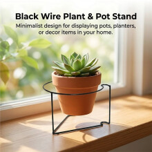 Wandmontiertes Blumenregal für Balkon und Garten, Platzsparender Pflanzenständer Aus Metall, 5-Teiliger Blumentopfhalter