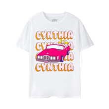 (L, White) Nickelodeon Womens/Ladies Cynthia Car T-Shirt