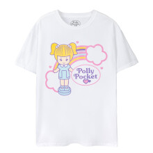 (XL, White) Polly Pocket Womens/Ladies Doll T-Shirt